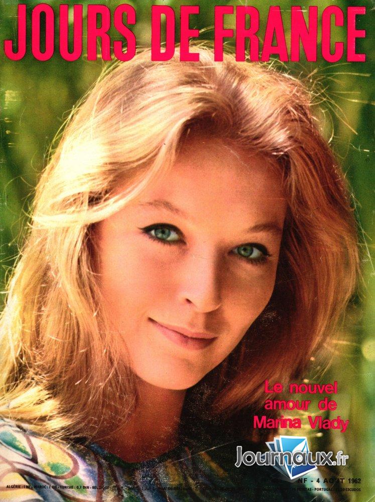 Jours de France du 4 Août 1962 - Le nouvel amour de Marina Vlady  n° 403 2025-01-17