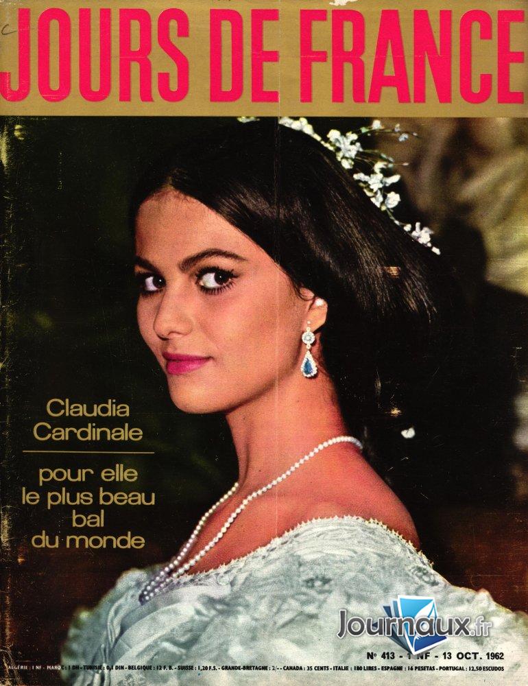 Jours de France du 13 Octobre 1962 - Claudia Cardinale n° 413 2024-12-17
