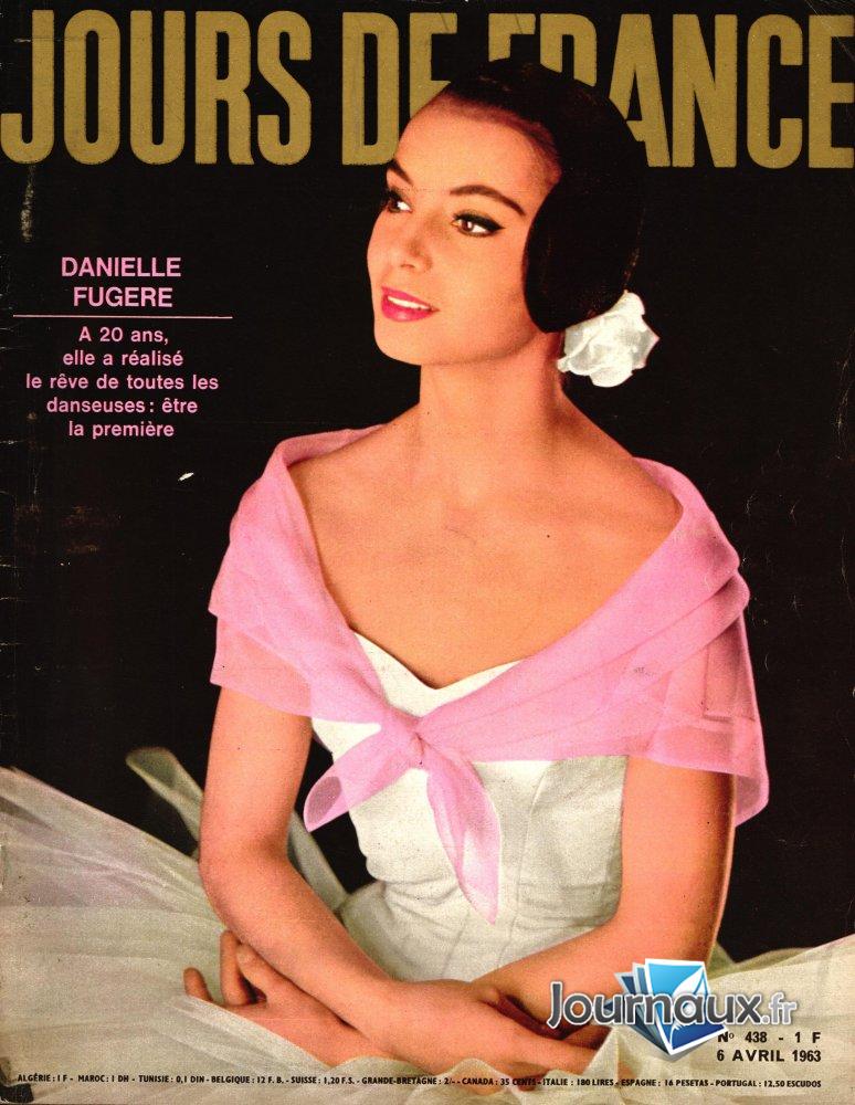 Jours de France du 6 Avril 1963 - Danielle Fugere  n° 438 2024-12-27