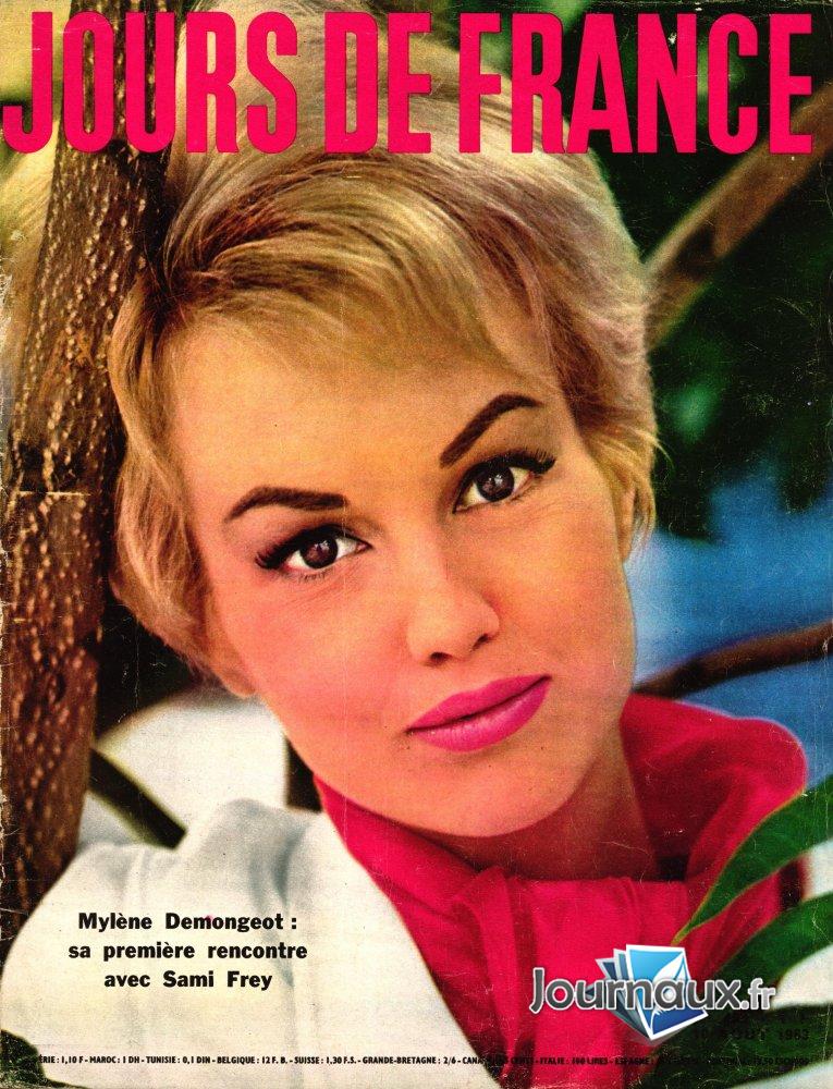 Jours de France du 10 Août 1963  - Mylène Demongeot  n° 456 2025-01-11