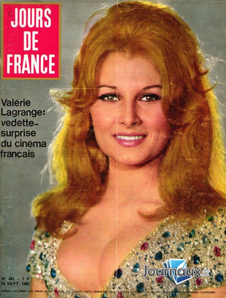 Jours de France du 28 Septembre 1963  - Valérie Lagrange n° 463 2025-01-09