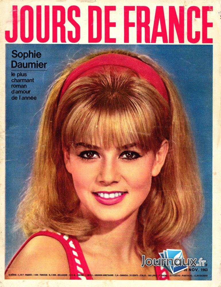 Jours de France du 30 Novembre 1963  - Sophie Daumier  n° 472 2025-01-10