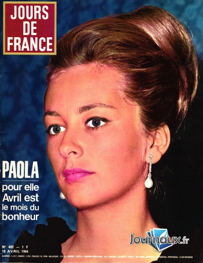 Jours de France du 18 Avril 1964 - Paola  n° 492 2024-12-27