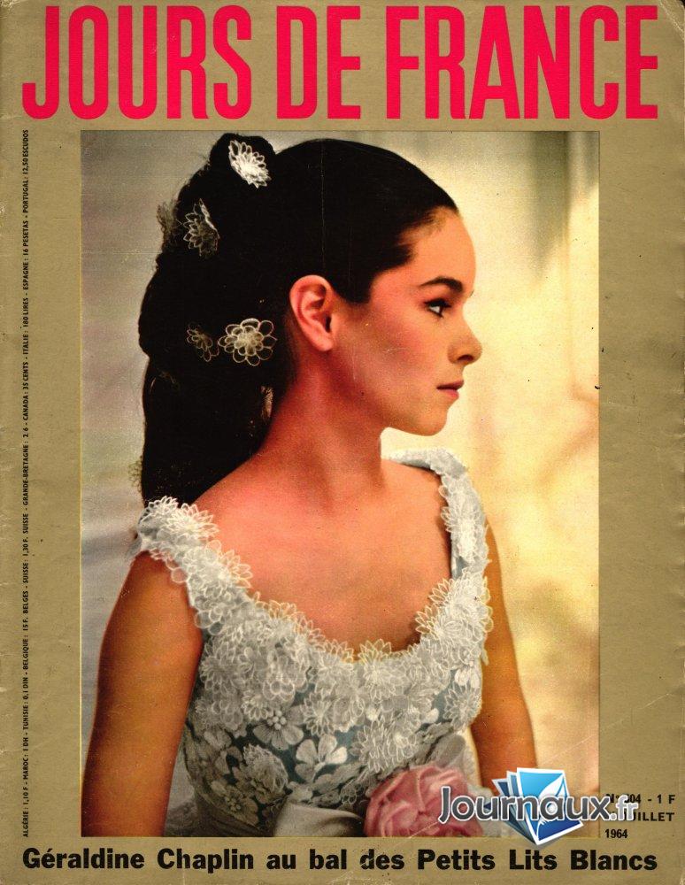 Jours de France du 11-07-1964 Géraldine Chaplin