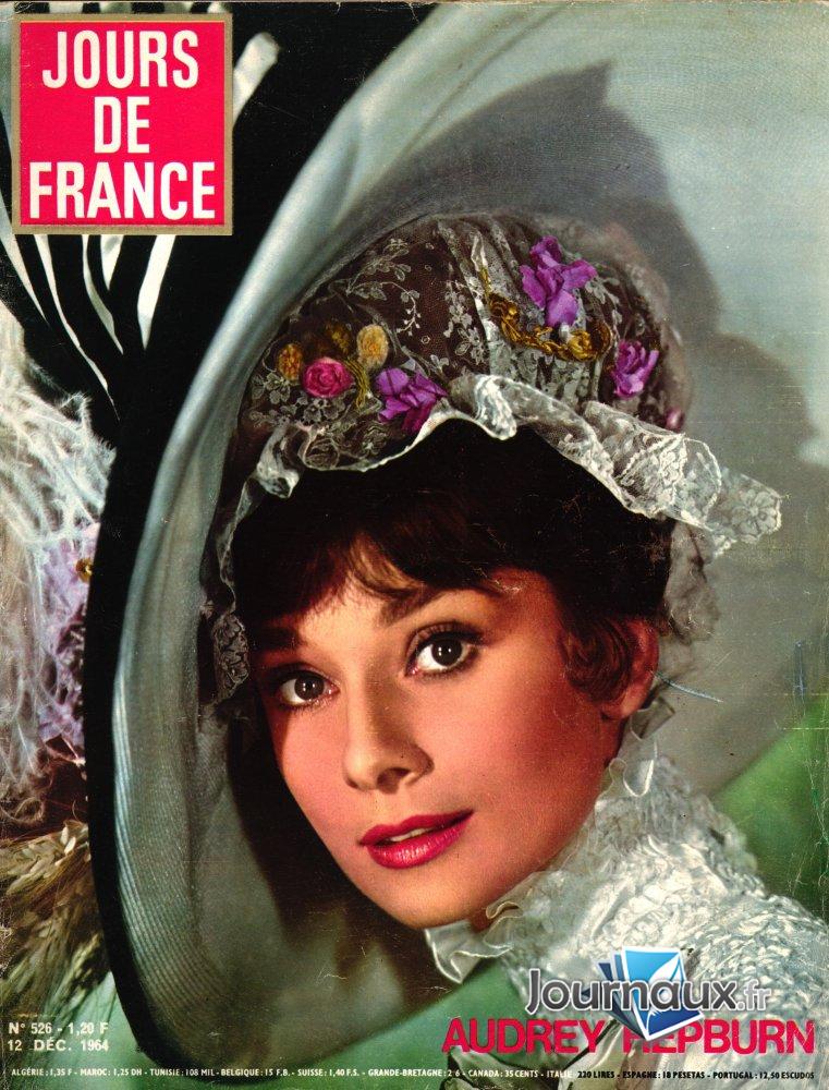 Jours de France du 12 Décembre 1964 - Audrey Hepburn n° 526 2025-03-04