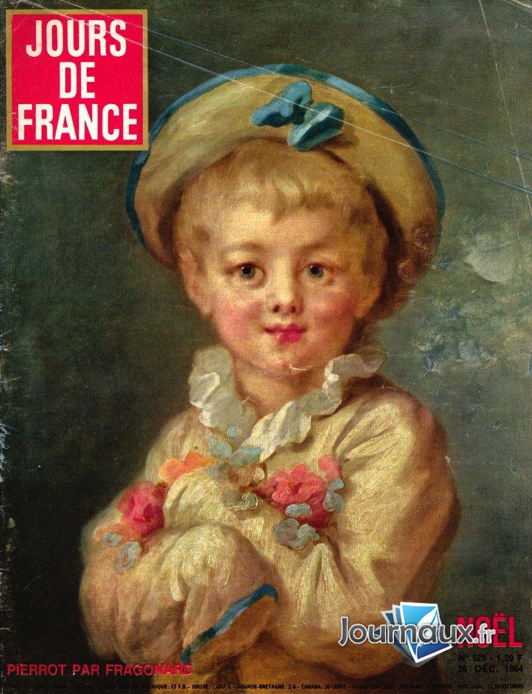 Jours de France du 26 Décembre 1964 - Noël Pierrot par Fragonard  n° 528 2025-01-10