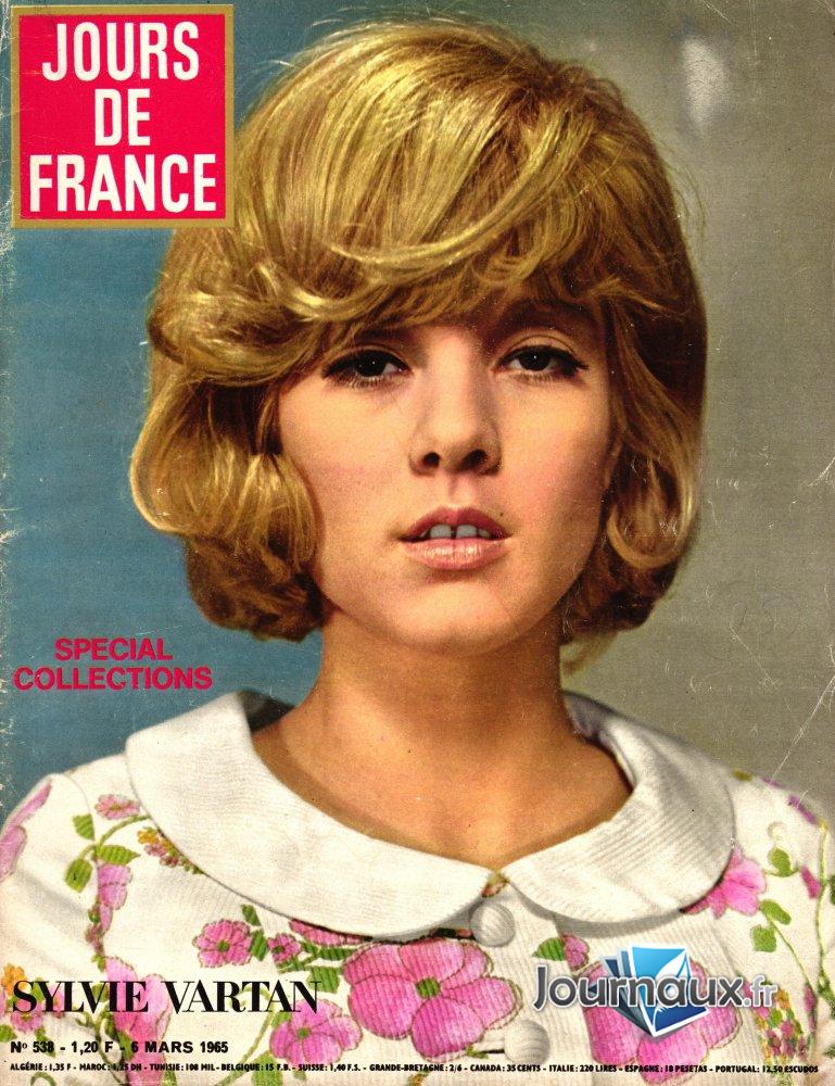Jours de France du 6 Mars 1965 - Sylvie Vartan  n° 538 2025-04-08