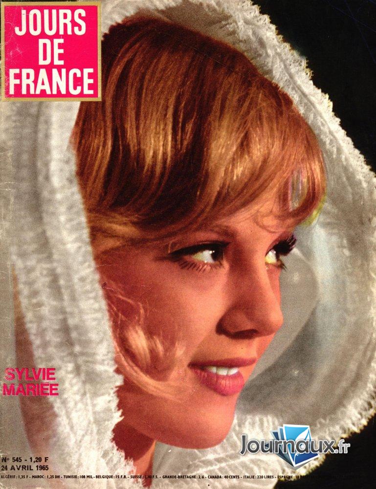 Jours de France du 24 avril 1965 - Sylvie Vartan  n° 545 2025-12-03