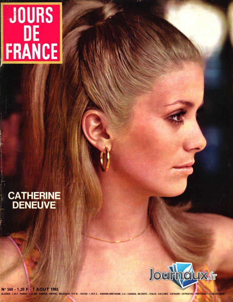 Jours de France du 7 août 1965 - Catherine Deneuve  n° 560 2025-11-25