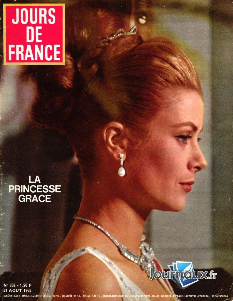 Jours de France du 21 août 1965  - La princesse Grace  n° 562 2025-02-12