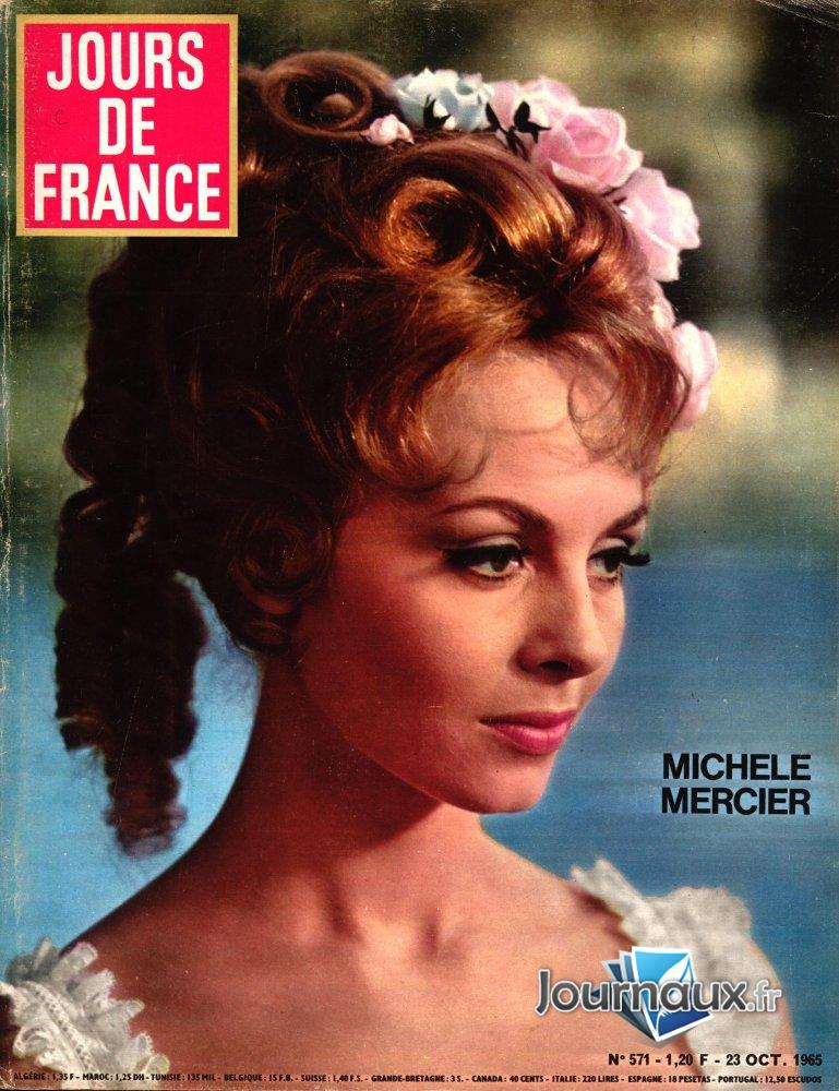 Jours de France du 23 Octobre 1965 - Michele Mercier  n° 571 2024-12-17
