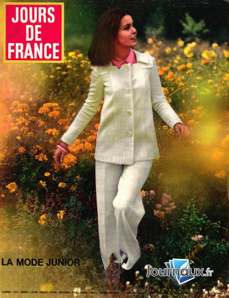 Jours de France du 13 Novembre 1965 - La mode Junior  n° 574 2024-12-14