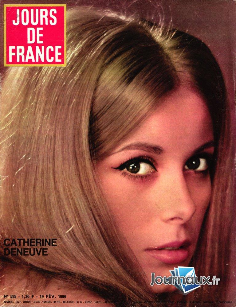 Jours de France du 19 février 1966  - Catherine Deneuve  n° 588 2025-11-25