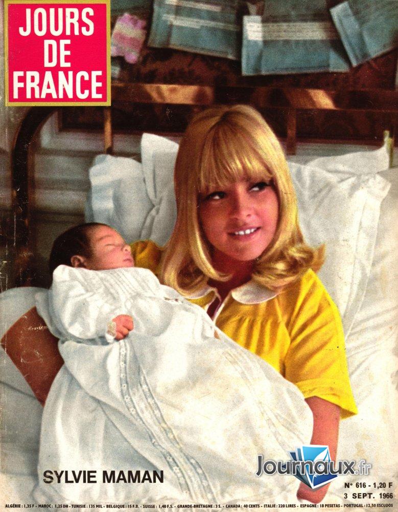 Jours de France du 3 Septembre 1966 - Sylvie Vartan n° 616 2026-01-30