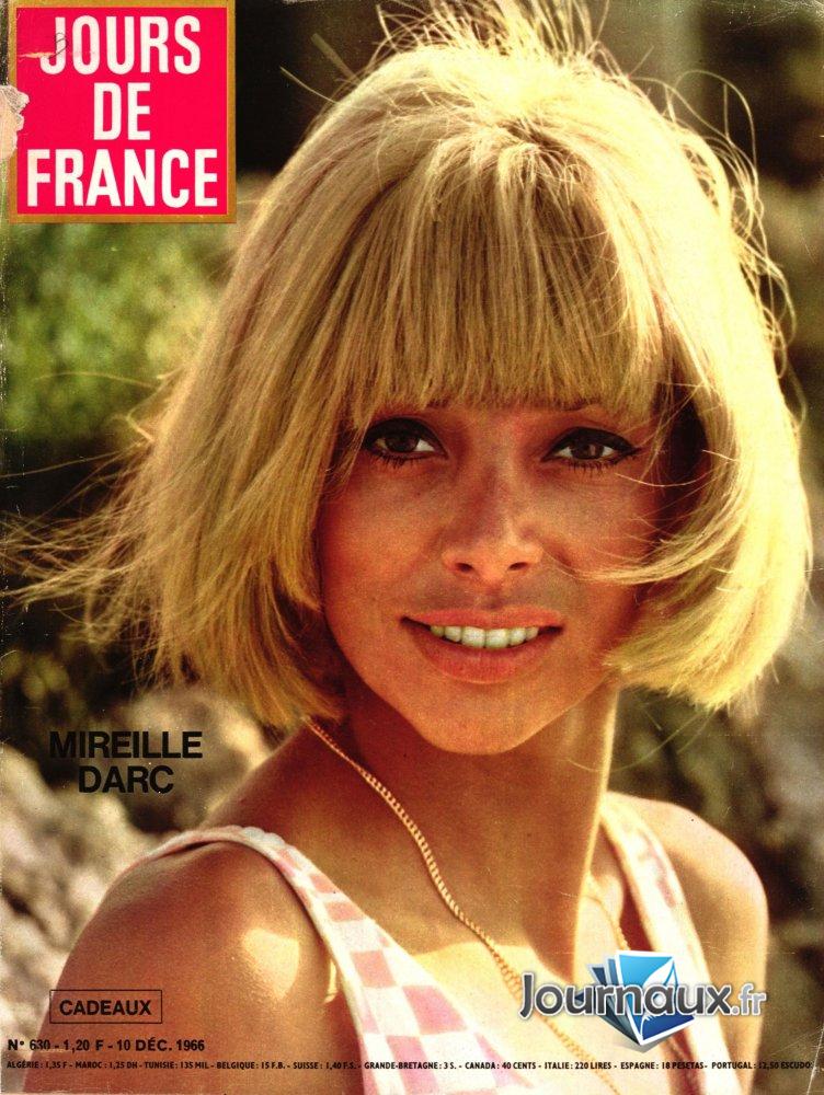 Jours de France du 10 Décembre 1966 - Mireille Darc n° 630 2024-12-30