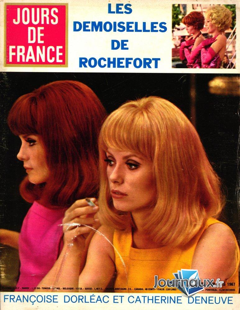Jours de France 4 Mars 1967 - Françoise Dorléac et Catherine Deneuve  n° 642 2025-08-26