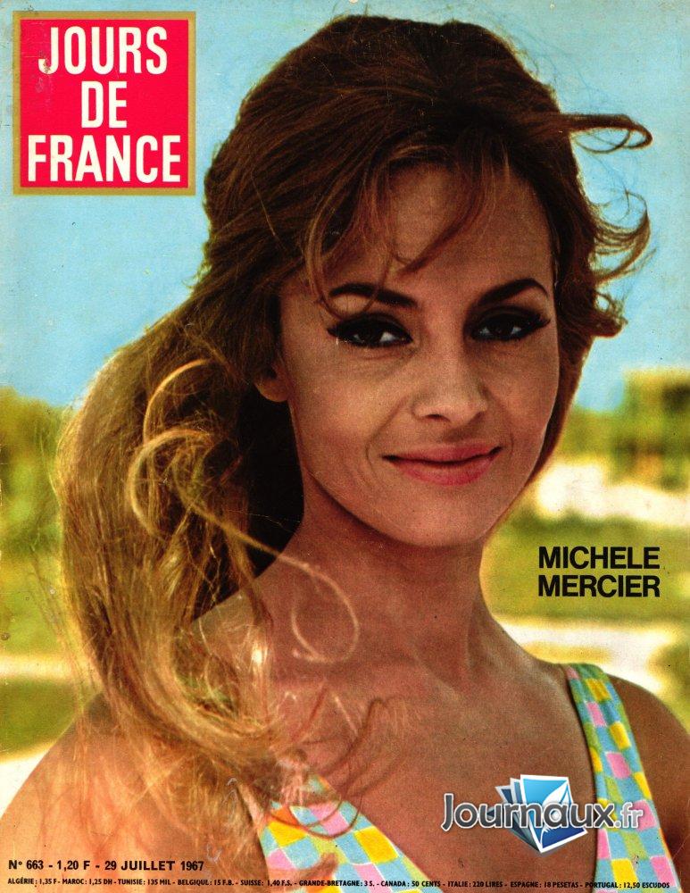Jours de France du 29 Juillet 1967 - Michele Mercier  n° 663 2024-12-02