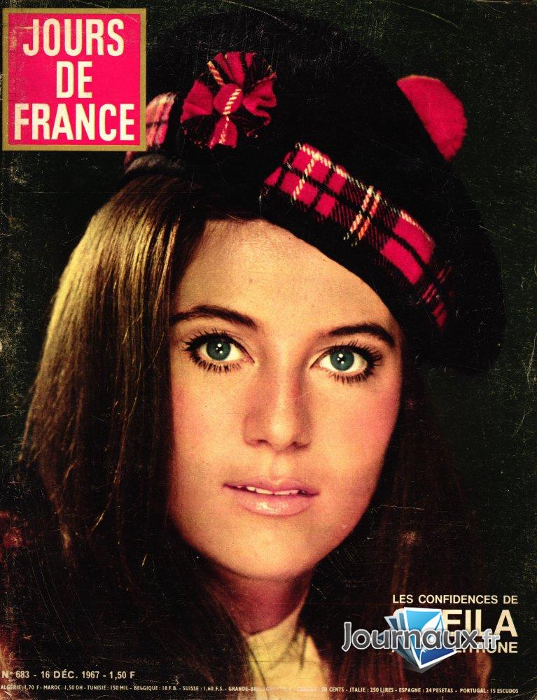 Jours de France du 16 Décembre 1967 - Sheila n° 683 2025-04-04