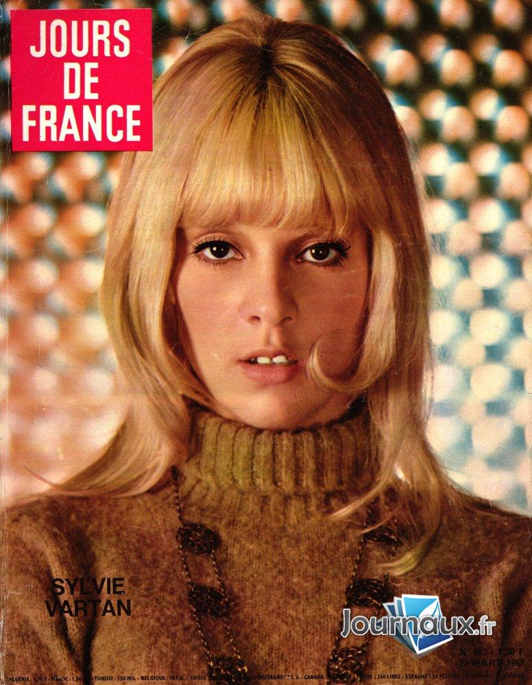 Jours de France du 23 mars 1968 - Sylvie Vartan  n° 697 2025-12-03