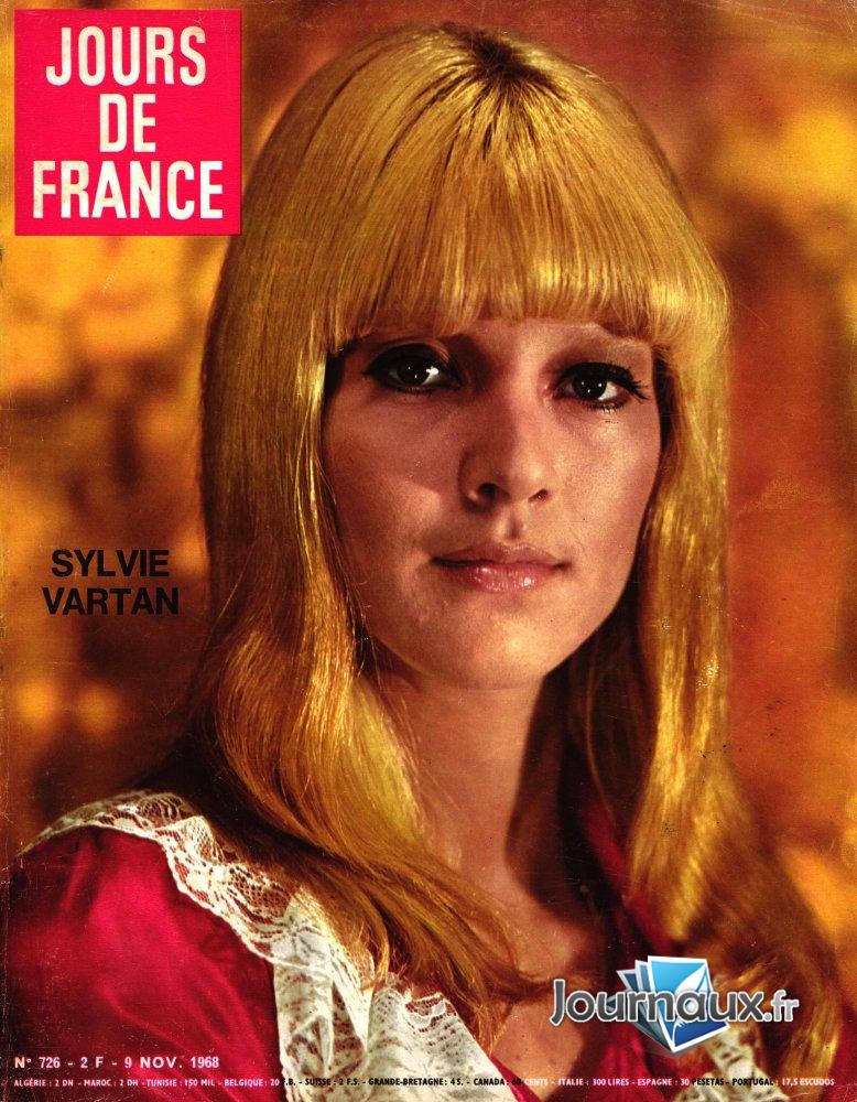 Jours de France du 9 novembre 1968 - Sylvie Vartan  n° 726 2026-01-30