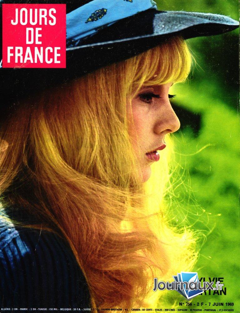 Jours de France du 07 Juin 1969 Sylvie Vartan 