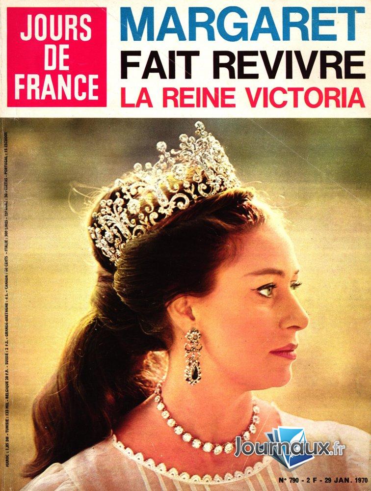 Jours de France du 29 Janvier 1970 - Margaret fait revivre la reine victoria  n° 790 2025-02-27