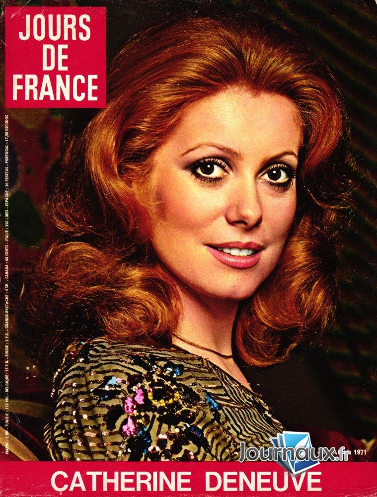 Jours de France du 4 janvier 1971 - Catherine Deneuve  n° 837 2025-12-02