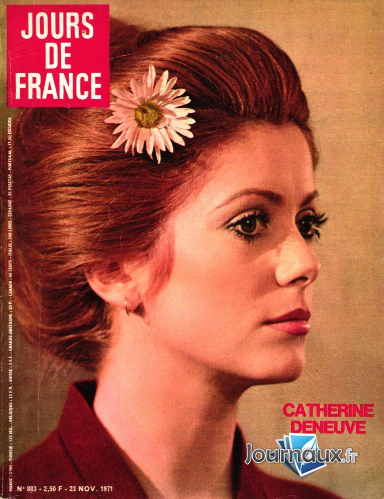 Jours de France du 23 novembre 1971 - Catherine Deneuve n° 883 2025-11-25