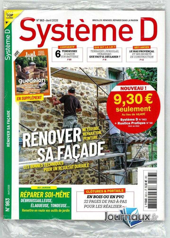 Pack Système D + Rustica Pratique n° 963 2026-03-31