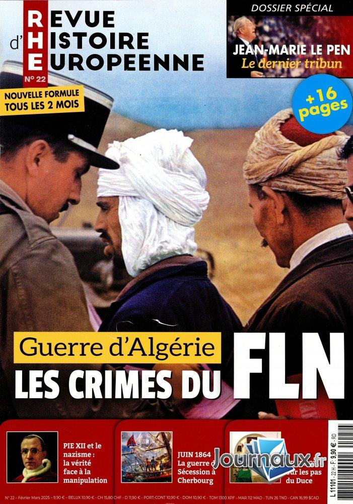 Revue d'Histoire Européenne n° 22 2025-02-11
