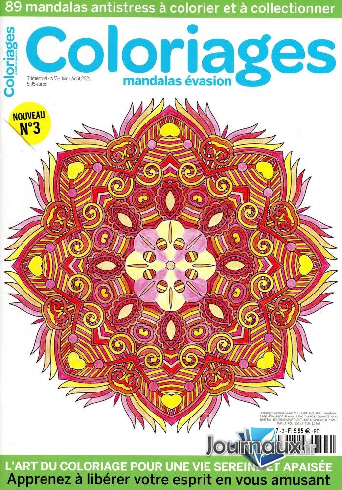 Coloriages Mandalas évasion n° 3 2021-06-02