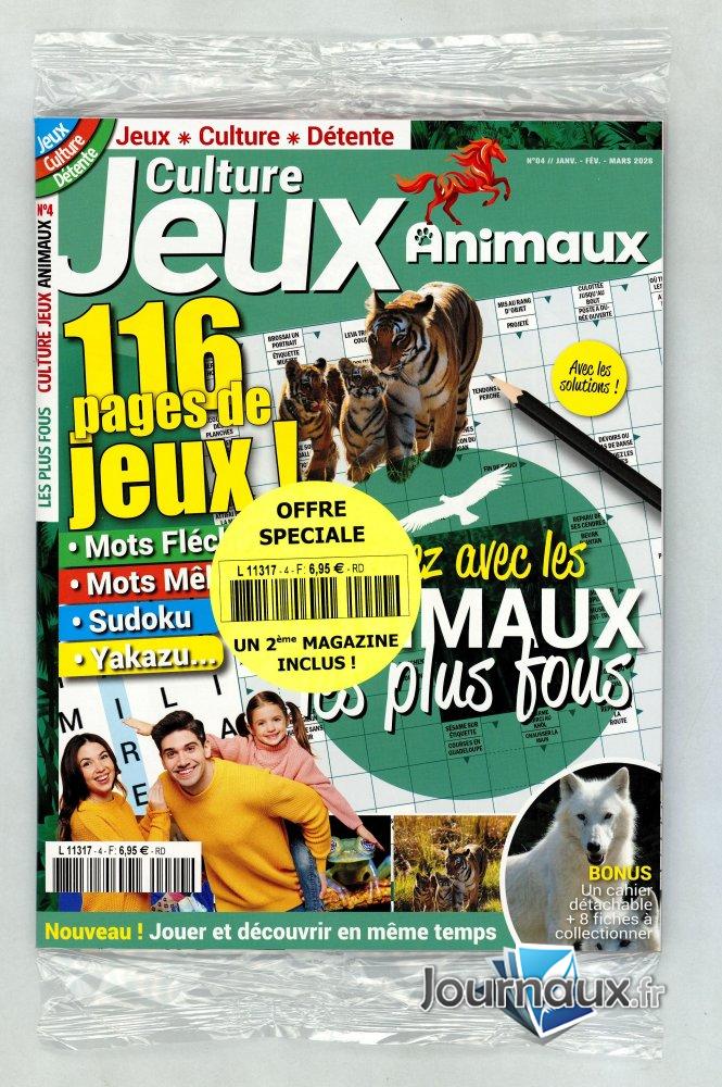 Culture Jeux Animaux n° 4 2026-01-29