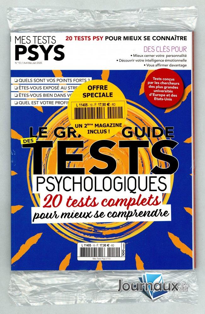 Pack Mes Tests Psy + Magazine  n° 10 2026-03-25