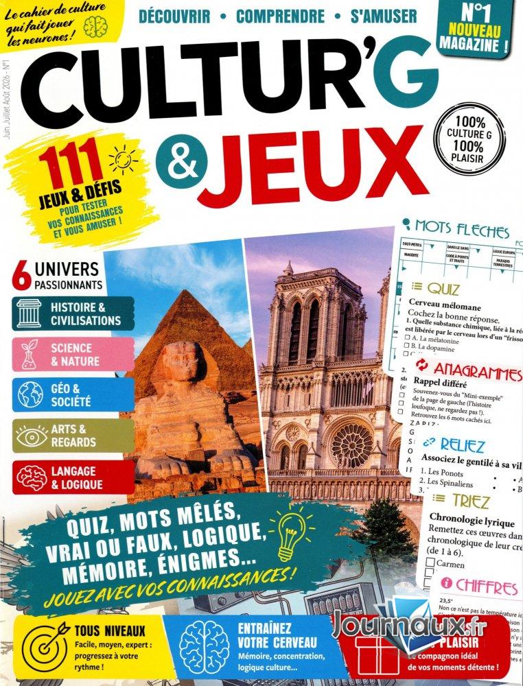 Culture'G & Jeux n° 1 2026-06-12