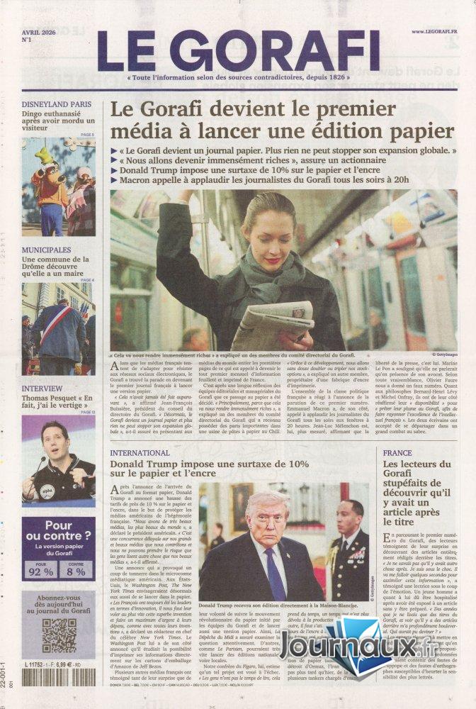 Le Gorafi n° 1 2026-04-02