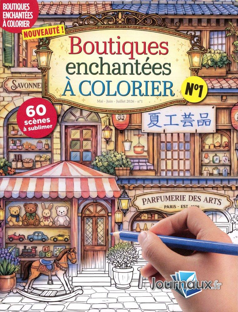Boutiques Enchantées à colorier n° 1 2026-05-12