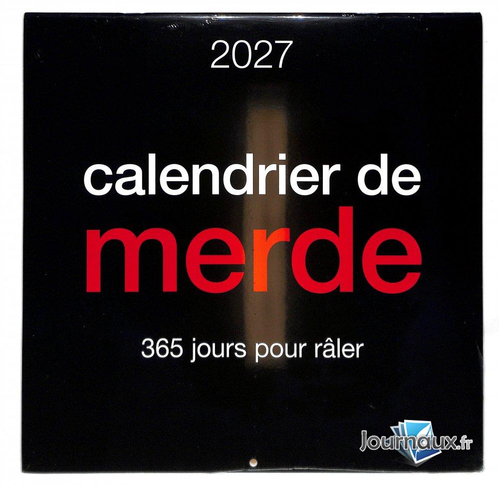 Calendrier de merde 2027  n° 1 2026-10-02