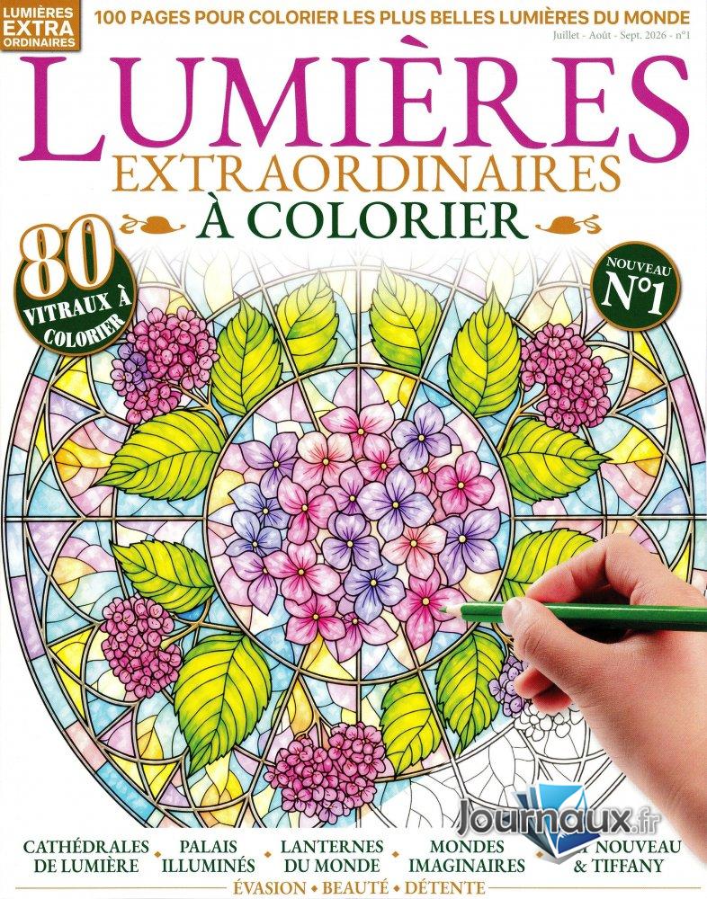Lumières extraordinaires à colorier n° 1 2026-07-03