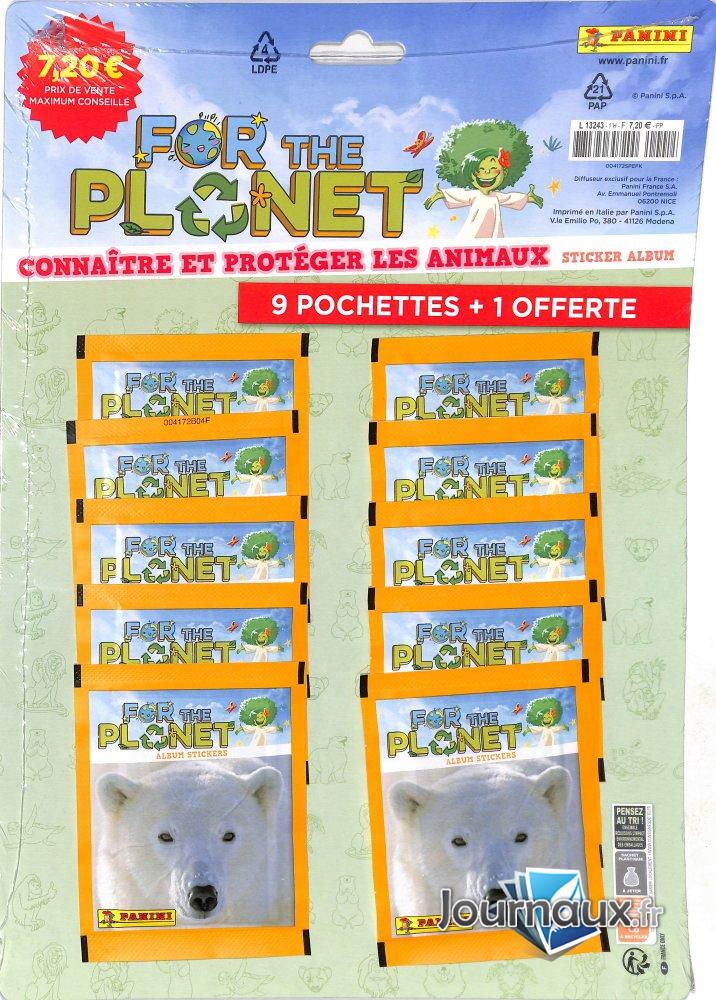 For the Planet Panini 9 pochettes + 1 Offerte
