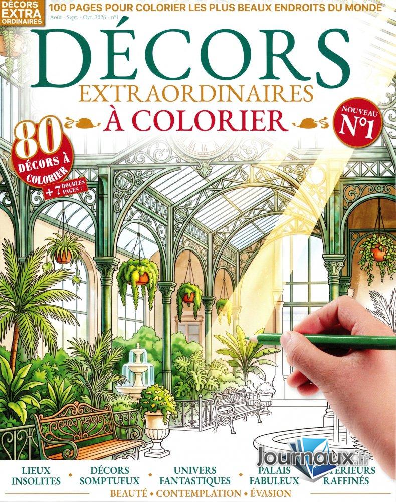 Décors extraordinaires à colorier n° 1 2026-08-11