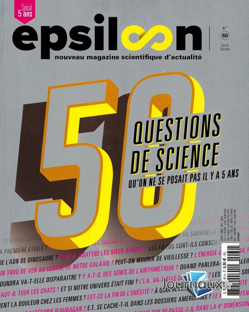 Epsiloon n° 60 2026-05-28