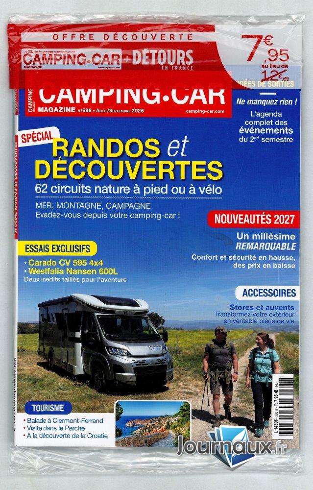 Offre Découverte Camping Car + Détours En France n° 388 2026-07-08
