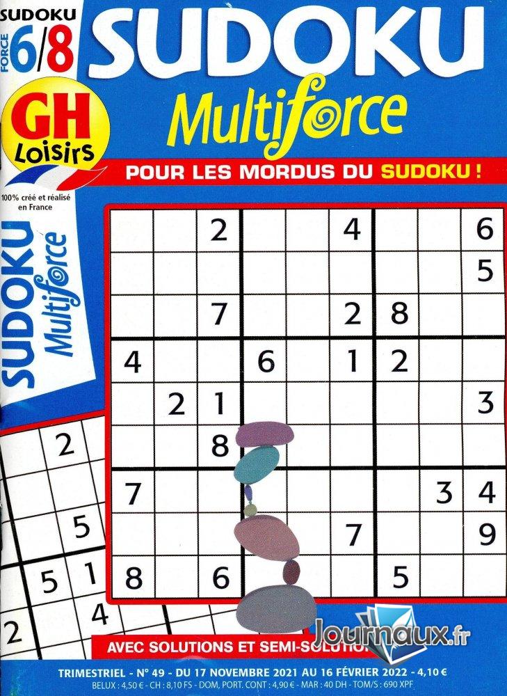 GH Sudoku Multiforce Niveau 6 - 8