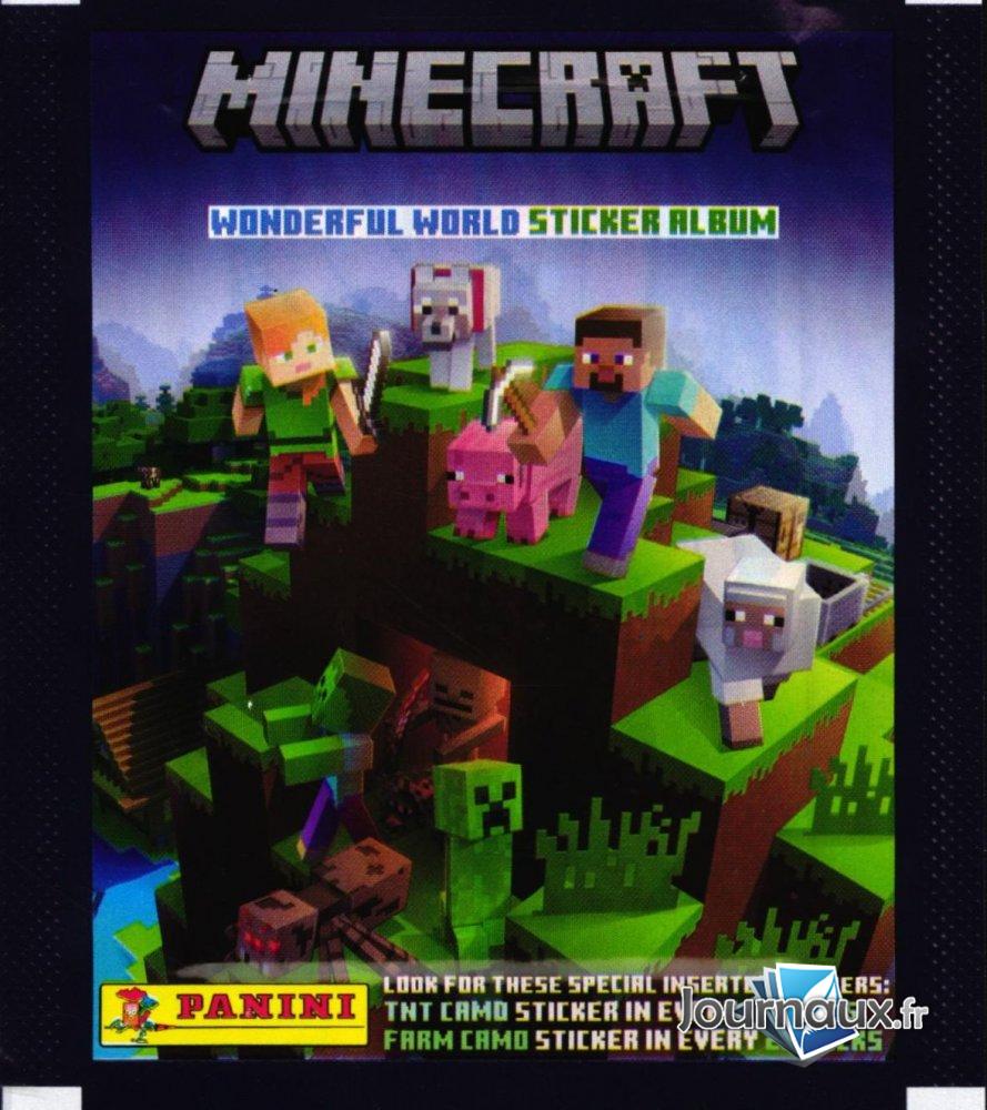 Minecraft Wonderful World Album Panini