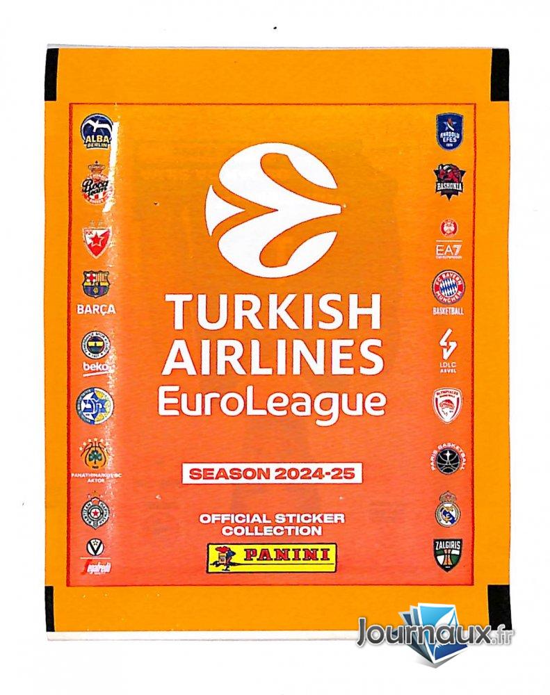 Pochette Panini Turkish Airlines EuroLeague  n° 1 2025-02-14