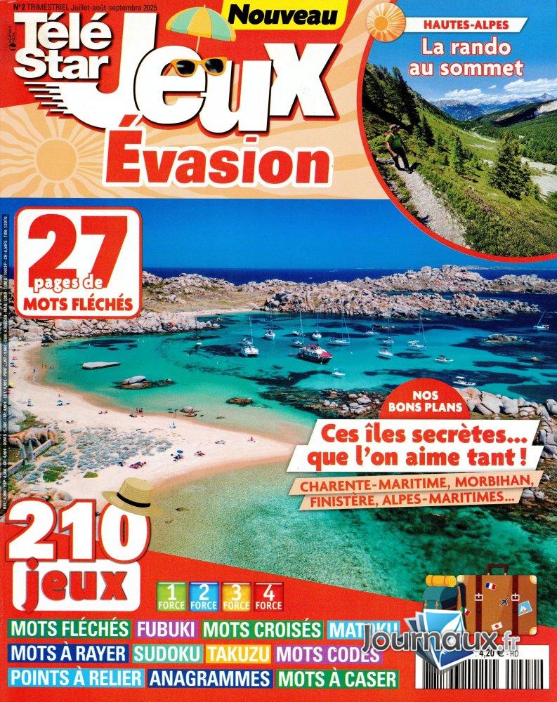 Télé Star Jeux Evasion n° 1 2025-03-21