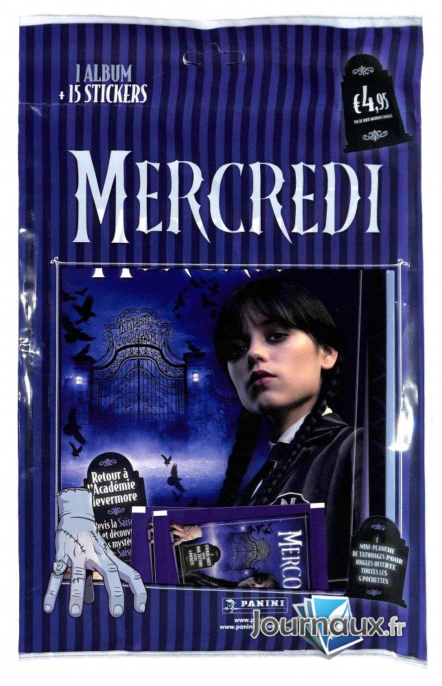 Panini pack album + pochettes Mercredi n° 1 2025-10-23