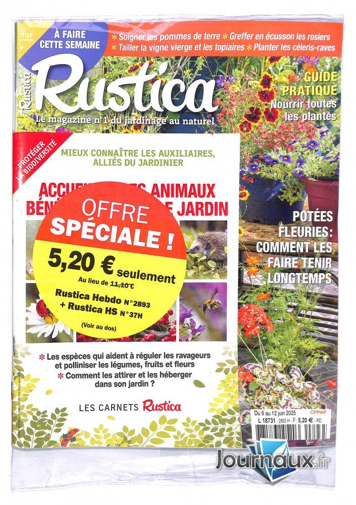 Rustica Hebdo +  HS n° 2893 2025-06-06