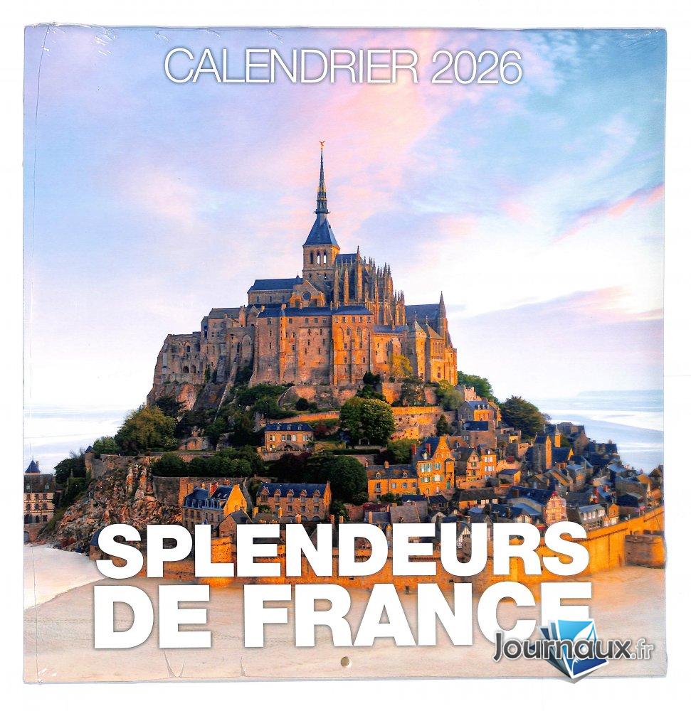 Calendrier 2026 splendeurs de France n° 1 2025-10-02