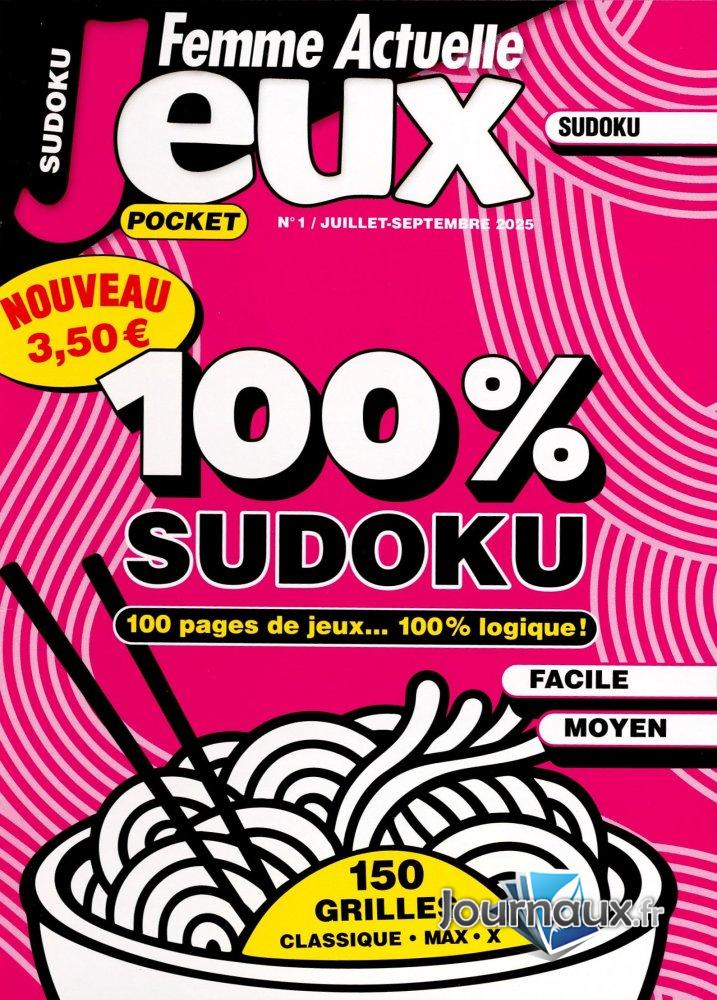 Femme Actuelle Jeux Pocket Sudoku n° 1 2025-07-10